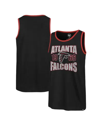 47 Brand Men's Black Atlanta Falcons Upload Franklin Tank Top