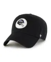 47 Brand Men's Black Baltimore Ravens Hard Hat Clean Up Adjustable Hat In Black