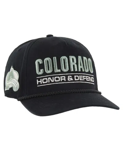 47 Brand Men's Black Colorado Avalanche Oht Military Appreciation Homeland Honor And Defend Hitch Adjustable