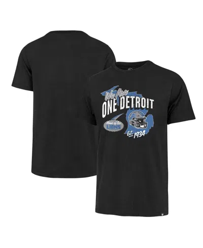 47 Brand Men's Black Detroit Lions Regional Franklin T-shirt