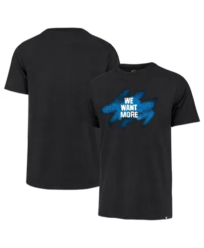 47 Brand Men's Black Detroit Lions We Want More Franklin T-shirt