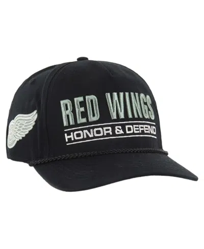 47 Brand Men's Black Detroit Red Wings Oht Military Appreciation Homeland Honor And Defend Hitch Adjustable H