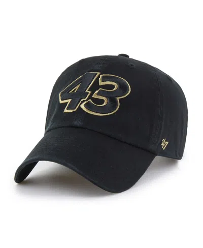 47 Brand Men's Black Erik Jones Clean Up Adjustable Hat