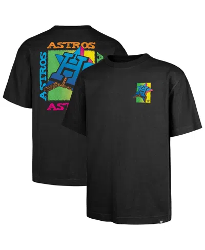 47 Brand Men's Black Houston Astros Sundale Foundation T-shirt
