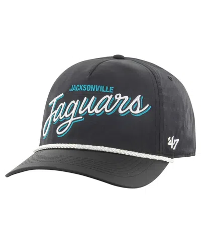 47 Brand Men's Black Jacksonville Jaguars Fairway Hitch Brrr Adjustable Hat