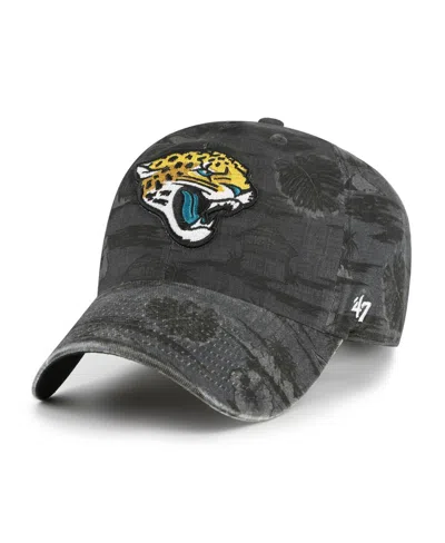 47 Brand Men's Black Jacksonville Jaguars Fiji Clean Up Adjustable Hat
