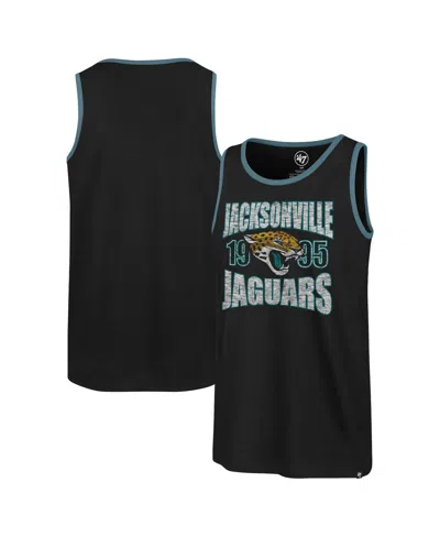 47 Brand Men's Black Jacksonville Jaguars Upload Franklin Tank Top