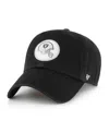 47 Brand Men's Black Las Vegas Raiders Hard Hat Clean Up Adjustable Hat In Blue