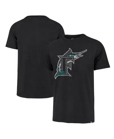47 Brand Men's Black Miami Marlins Premier Franklin T-shirt