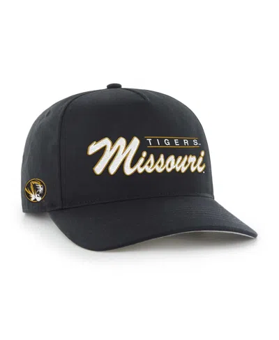 47 Brand Men's Black Missouri Tigers Double Header Hitch Adjustable Hat