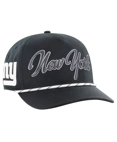 47 Brand Men's Black New York Giants Overhand Speckle Hitch Adjustable Hat