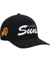 47 Brand Men's Black Phoenix Suns Double Header Sidepatch Cord Hitch Adjustable Hat In Black