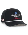 47 Brand Men's Black Richard Childress Racing Goodwrench Service Plus Hitch Rope Adjustable Hat In Black