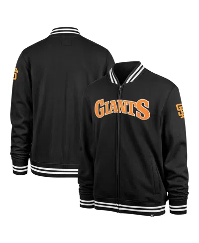47 Brand Men's Black San Francisco Giants Pack Pro Camden Full-zip Track Jacket
