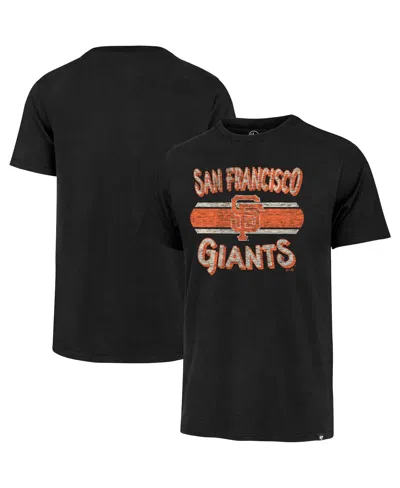47 Brand Men's Black San Francisco Giants Renew Franklin T-shirt