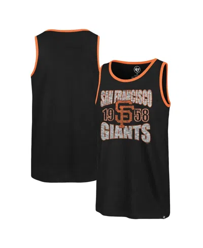 47 Brand Men's Black San Francisco Giants Upload Franklin Tank Top