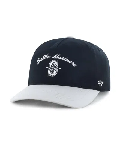 47 Brand Men's Black Seattle Mariners Stable Hitch Adjustable Hat