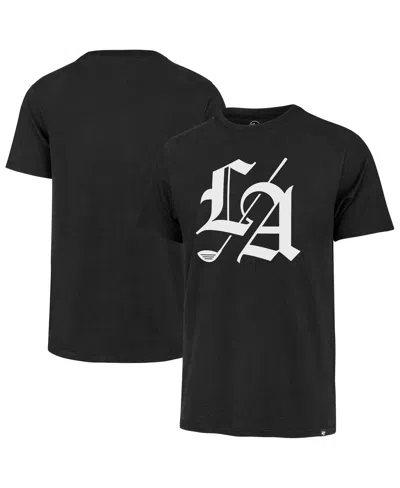47 Brand Men's Black Tgl Los Angeles Golf Club Franklin T-shirt
