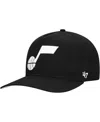47 Brand Men's Black Utah Jazz Core Logo Hitch Adjustable Hat In Black