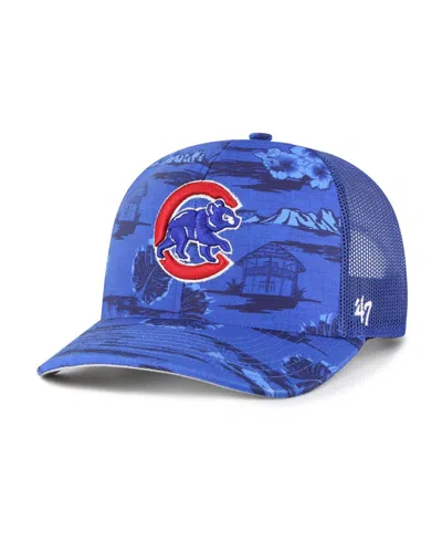 47 Brand Men's Blue Chicago Cubs Fiji Trucker Adjustable Hat