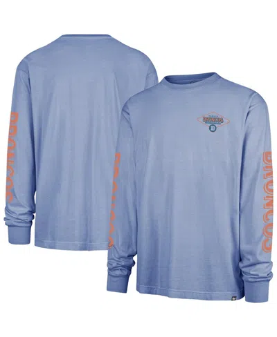47 Brand Men's Blue Denver Broncos Cairn Ravine Foundation Throwback Long Sleeve T-shirt