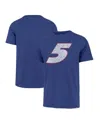 47 Brand Men's Blue Kyle Larson Driver Number Franklin T-shirt In Blue