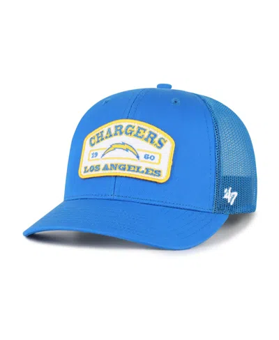 47 Brand Men's Blue Los Angeles Chargers Roadway Adjustable Trucker Hat
