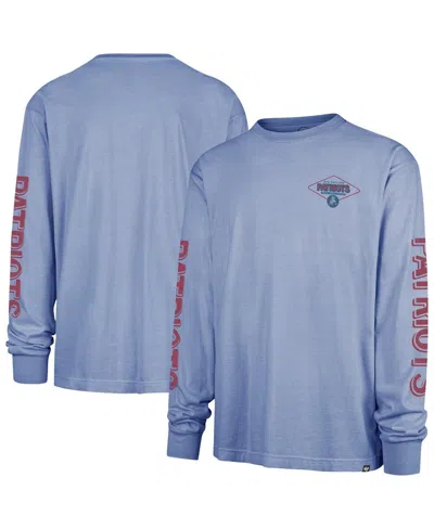 47 Brand Men's Blue New England Patriots Cairn Ravine Foundation Throwback Long Sleeve T-shirt