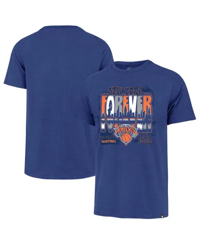 47 Brand Men's Blue New York Knicks Super Regional Franklin T-shirt