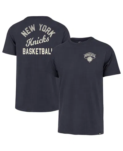 47 Brand Men's Blue New York Knicks Turn Back Franklin T-shirt
