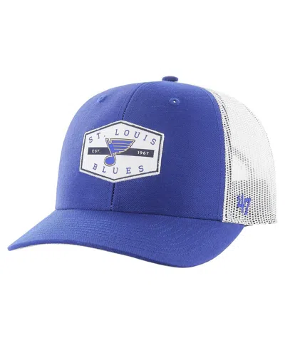 47 Brand Men's Blue St. Louis Blues Convoy Trucker Adjustable Hat In Royal