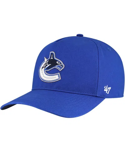 47 Brand Men's Blue Vancouver Canucks Primary Hitch Adjustable Hat