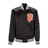 47 Brand Men's Bomber Jacket Mlb Dalston Backer Bomber Safgia Jet Black In Jet Black