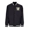 47 Brand Men's Bomber Jacket Nhl Drift Track Jacket Anaduc In Jet Black