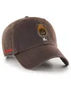 47 Brand Men's Brown Cleveland Browns Dawg Pound Xl Unstructured Clean Up Adjustable Hat In Brown