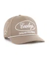 47 Brand Men's Brown Dallas Cowboys Foundational Relaxed Hitch Adjustable Hat In Brown