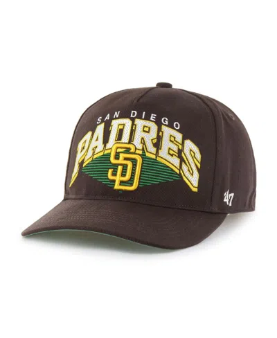 47 Brand Men's Brown San Diego Padres Pomona Hitch Adjustable Hat