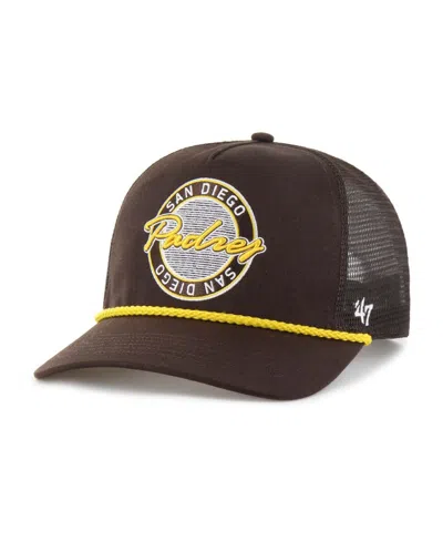47 Brand Men's Brown San Diego Padres Promenade Hitch Adjustable Hat
