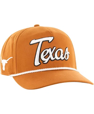 47 Brand Men's Burnt Orange Texas Longhorns Overhand Hitch Adjustable Hat In Texas Orange
