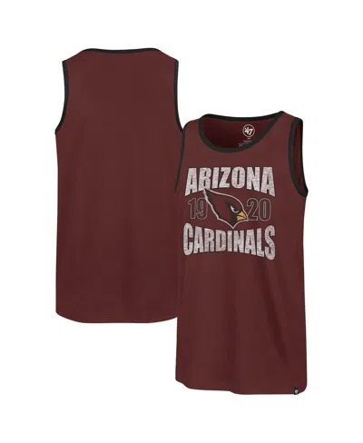 47 Brand Men's Cardinal Arizona Cardinals Upload Franklin Tank Top In Multi