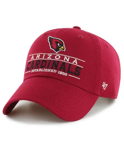 47 Brand Men's Cardinal Arizona Cardinals Vernon Clean Upâ Adjustable Hat