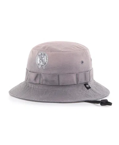 47 Brand Men's Charcoal Boston Celtics Buxton Garment Washed Bucket Hat