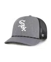 47 Brand Men's Charcoal Chicago White Sox Carbon Rope Trucker Adjustable Hat