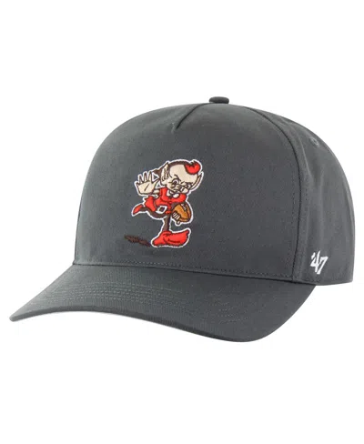 47 Brand Men's Charcoal Cleveland Browns Hitch Adjustable Hat