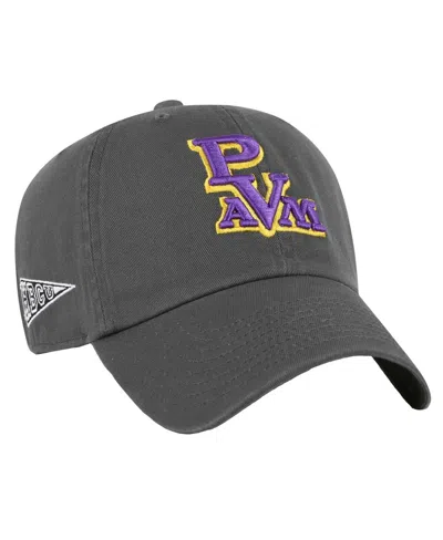 47 Brand Men's Charcoal Prairie View A M Panthers Side Back Clean Up Adjustable Hat