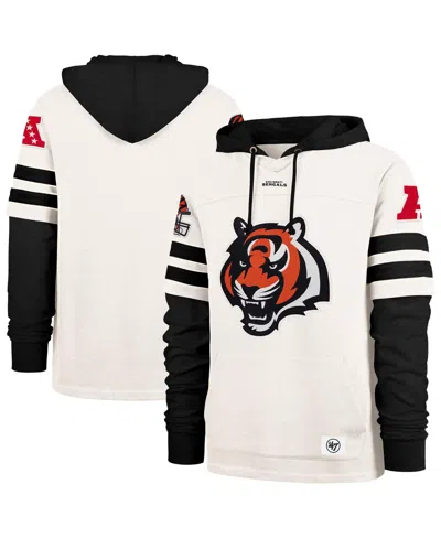 47 Brand Men's Cincinnati Bengals Split Zone Cornerback Duo Lacer Fleece-lined Hoodie In Multi