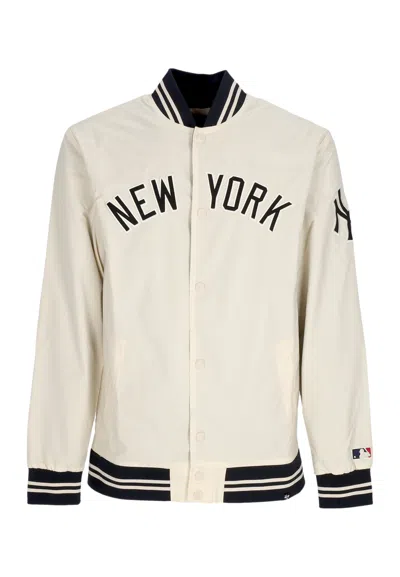 47 Brand Men's College Jacket Mlb Wordmark Regent Jacket Neyyan Natural