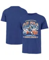 47 Brand Men's Connor Mcdavid Royal Edmonton Oilers Franklin Player Name Number T-shirt In Blue