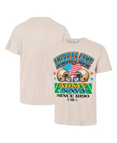 47 Brand Men's Cream Army/navy Game Retro T-shirt In Neutral