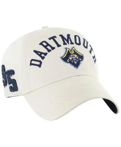 47 Brand Men's Cream Dartmouth Big Green Clubhouse Faber Clean Up Adjustable Hat